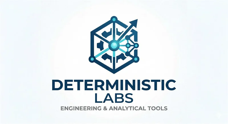 Deterministic Labs logo with the words Engineering and Analytical Tools